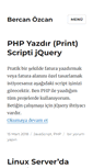 Mobile Screenshot of bercanozcan.com