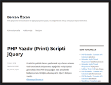 Tablet Screenshot of bercanozcan.com